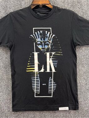 Tyga Last Kings Pharaoh T-Shirt Small Black S/S Streetwear Logo Graphic Hip Hop